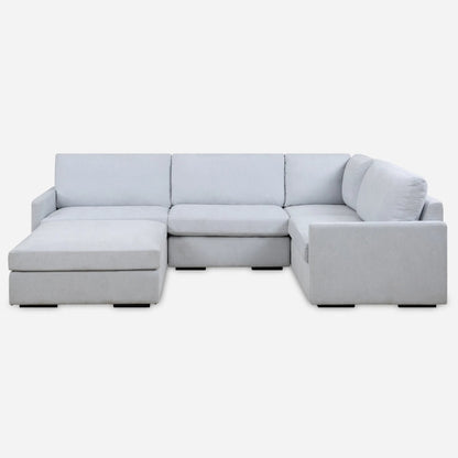 Refuge Armless Sand Sofa by Uttermost. Made from rubber wood, plywood, fabric, foam, trillion in a unique style.