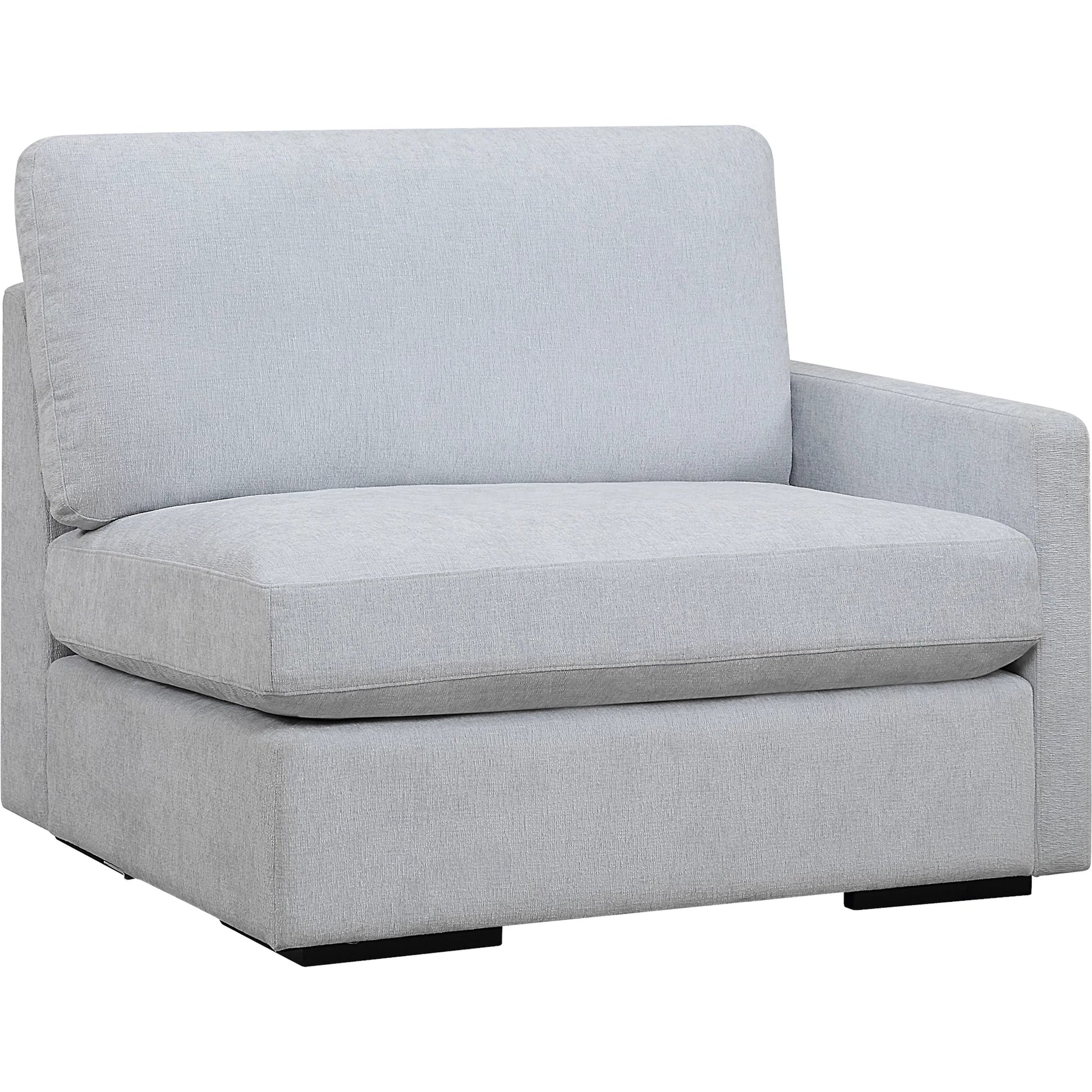 Refuge Right Arm Facing Sofa by Uttermost. Made from rubber wood, plywood, fabric, foam, trillion in a unique style.