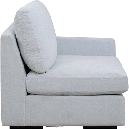 Refuge Right Arm Facing Sofa by Uttermost. Made from rubber wood, plywood, fabric, foam, trillion in a unique style.