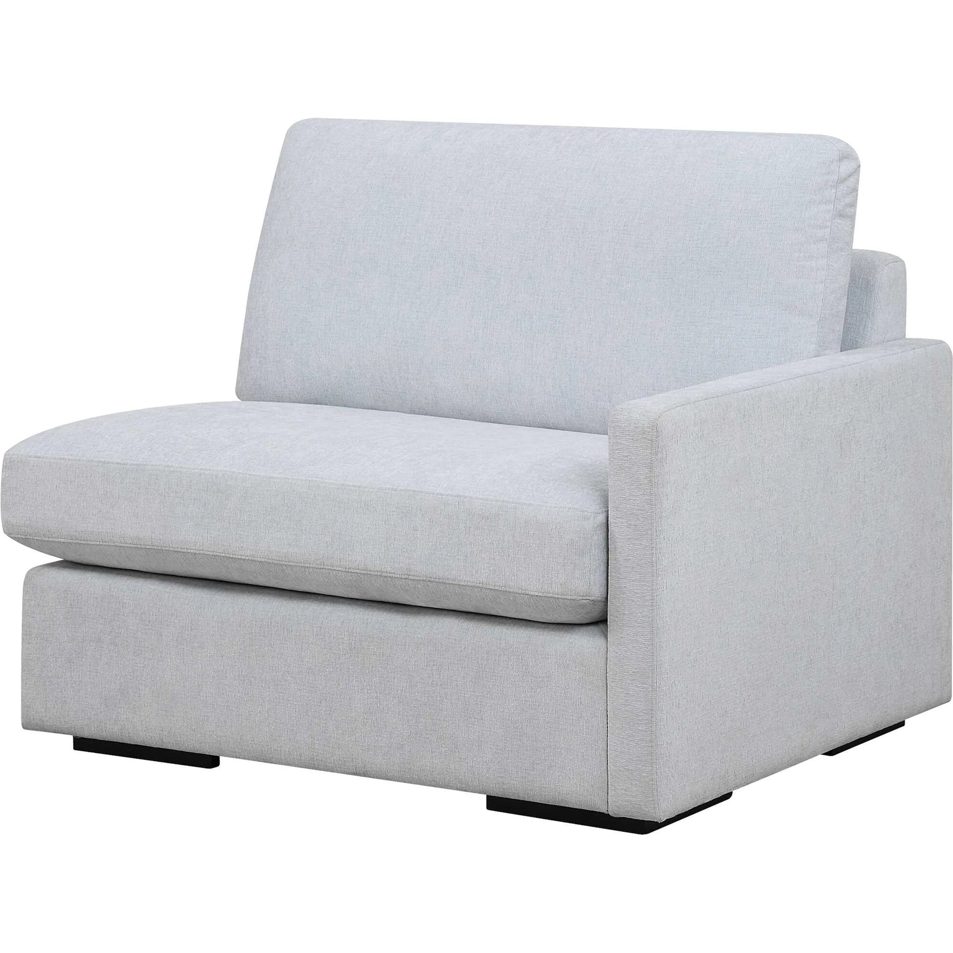Refuge Right Arm Facing Sofa by Uttermost. Made from rubber wood, plywood, fabric, foam, trillion in a unique style.