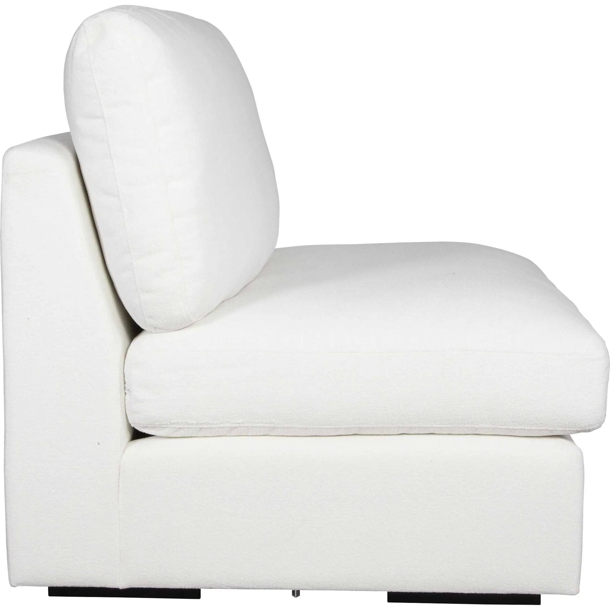 Refuge Armless Sand Sofa by Uttermost. Made from rubber wood, plywood, fabric, foam, trillion in a unique style.