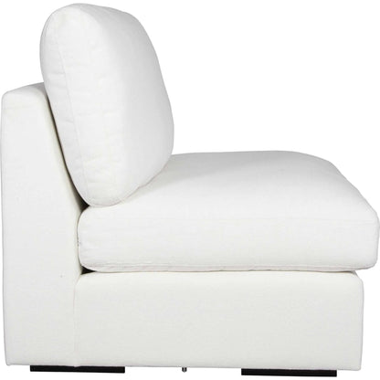 Refuge Armless Sand Sofa by Uttermost. Made from rubber wood, plywood, fabric, foam, trillion in a unique style.