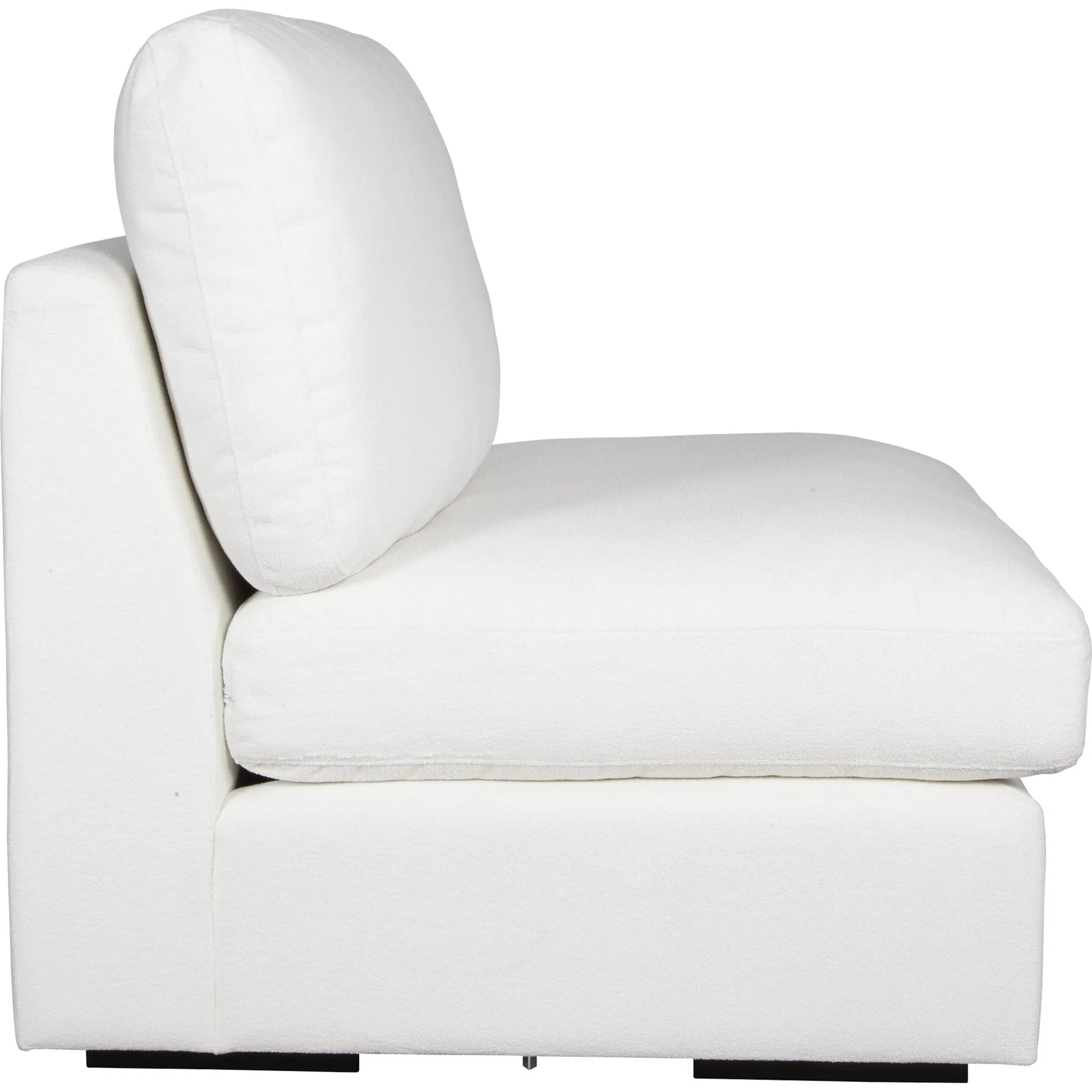 Refuge Armless Sand Sofa by Uttermost. Made from rubber wood, plywood, fabric, foam, trillion in a unique style.