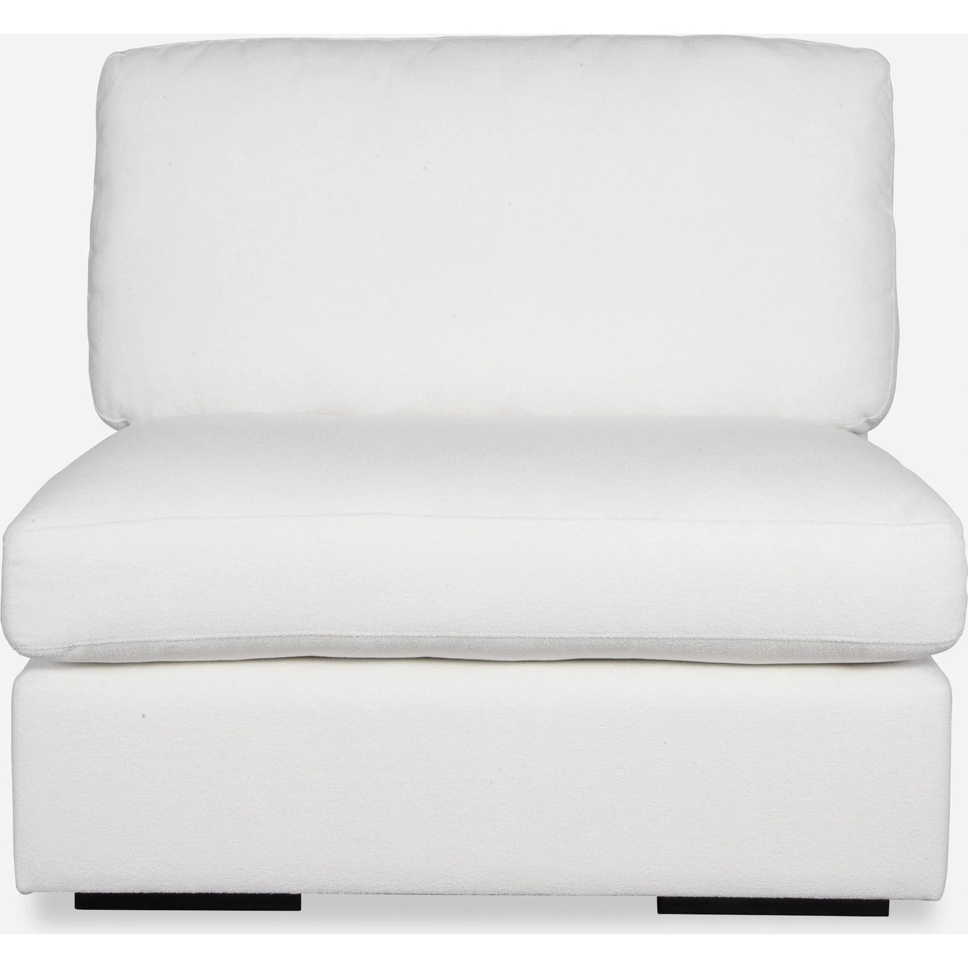 Refuge Armless Sand Sofa by Uttermost. Made from rubber wood, plywood, fabric, foam, trillion in a unique style.