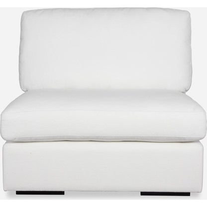 Refuge Armless Sand Sofa by Uttermost. Made from rubber wood, plywood, fabric, foam, trillion in a unique style.