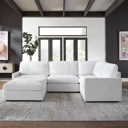 Refuge Right Arm Facing Sofa by Uttermost. Made from rubber wood, plywood, fabric, foam, trillion in a unique style.