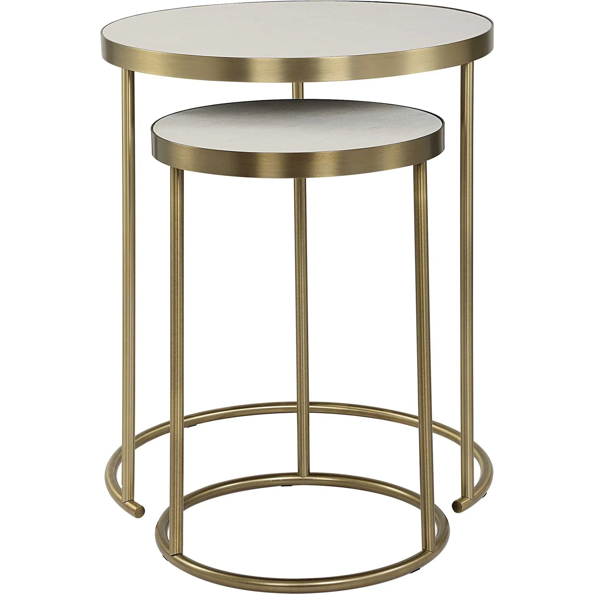 Aragon Nesting Tables (Set of 2) by Uttermost. Made from unique in a modern style.