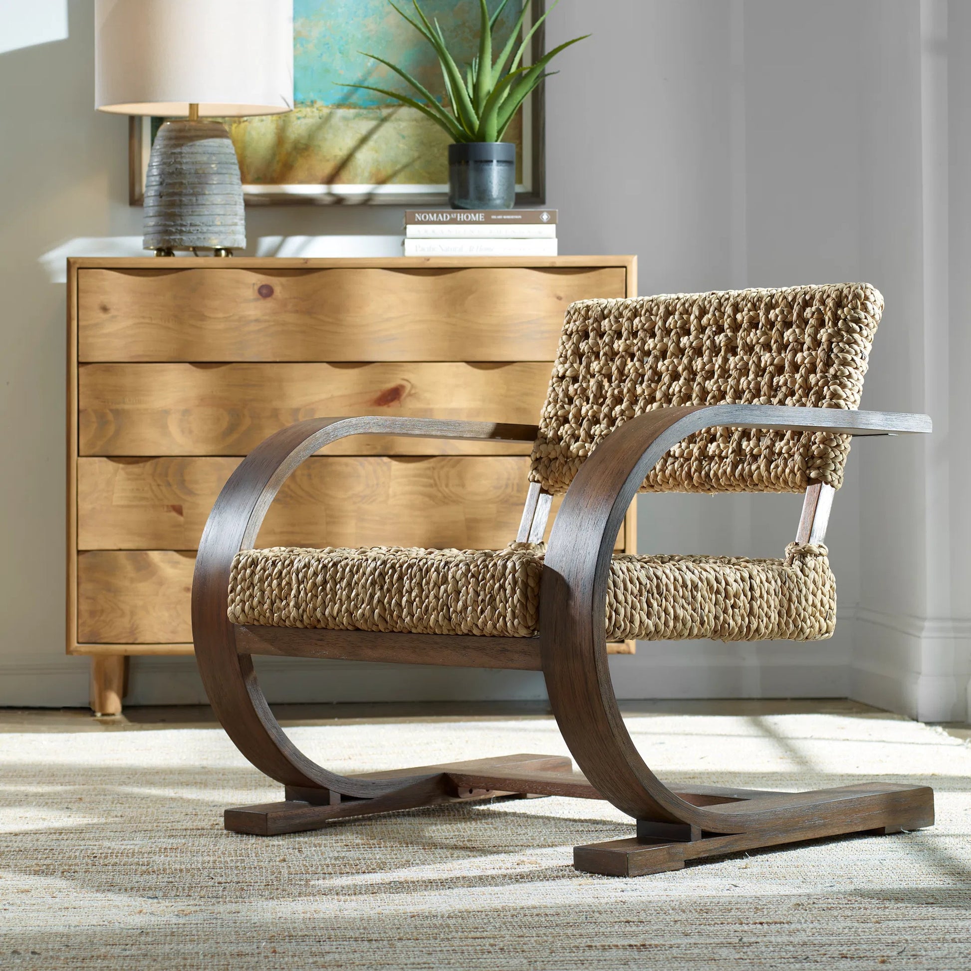 Rehema Accent Chair by Uttermost. Made from unique in a rustic style.
