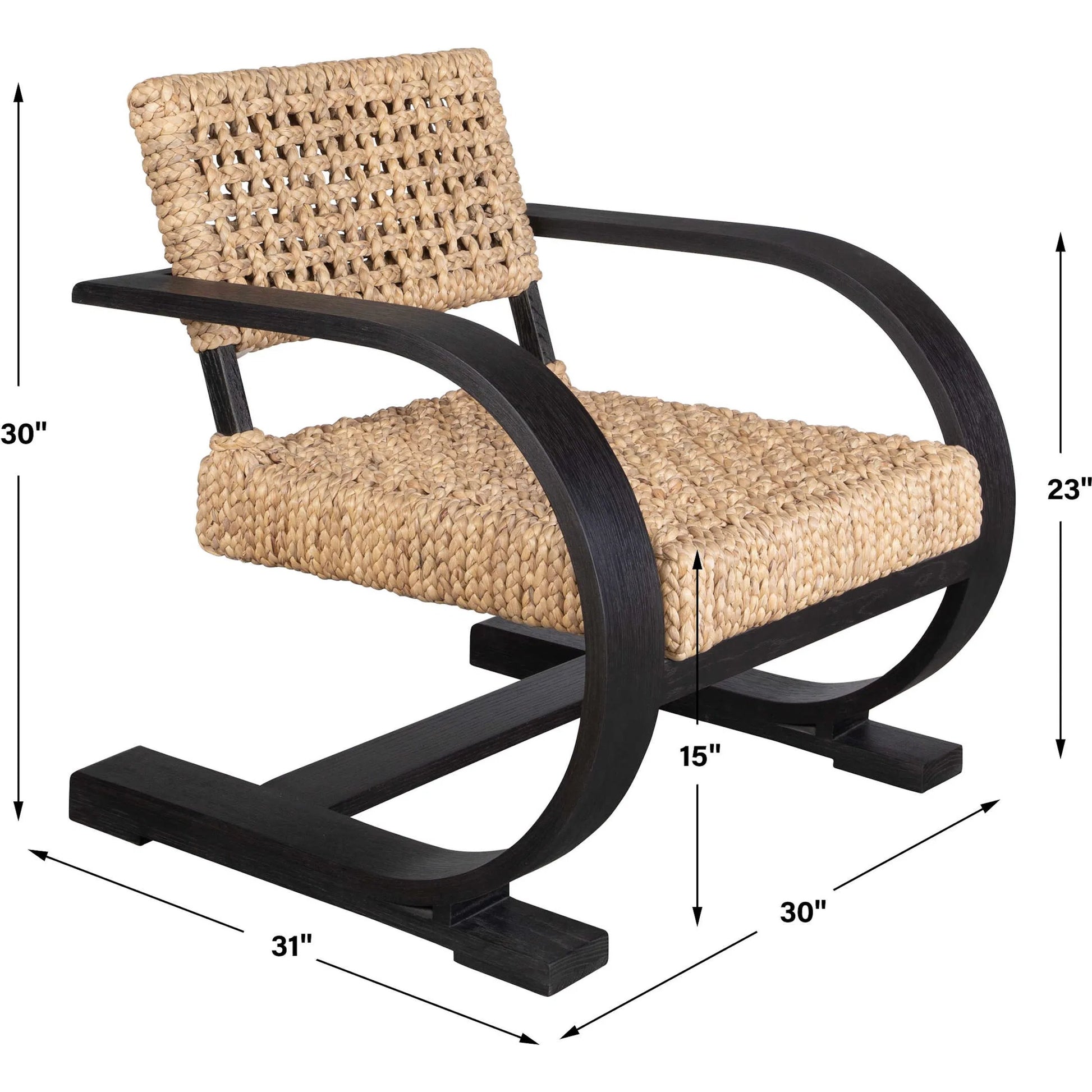 Rehema Accent Chair by Uttermost. Made from unique in a rustic style.