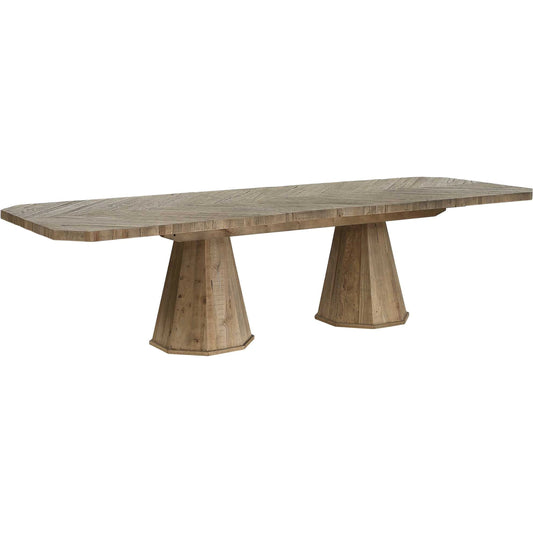 Caledon Reclaimed Dining Table by Uttermost in oak. Made from reclaimed oak, plywood in a unique style.