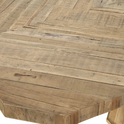 Caledon Reclaimed Dining Table by Uttermost in oak. Made from reclaimed oak, plywood in a transitional style.
