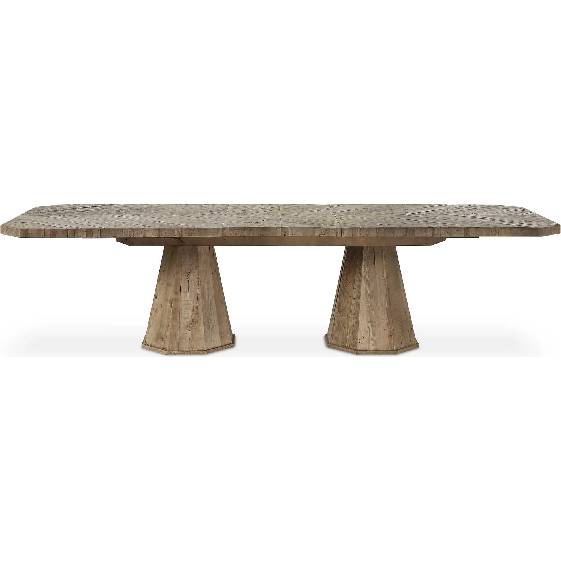 Caledon Reclaimed Dining Table by Uttermost in oak. Made from reclaimed oak, plywood in a transitional style.