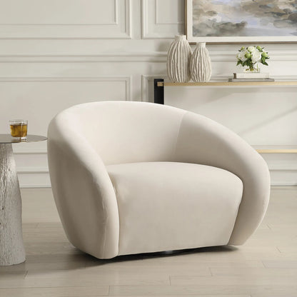Desoto Swivel Chair by Uttermost. Made from plywood, fabric, foam in a unique style.