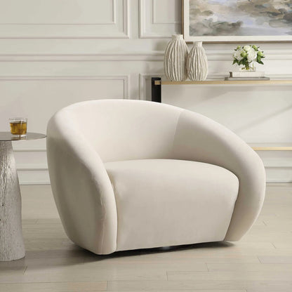 Desoto Swivel Chair by Uttermost. Made from plywood, fabric, foam in a unique style.
