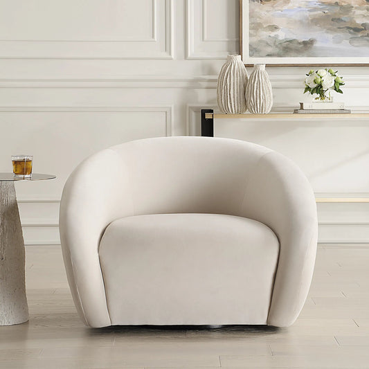 Desoto Swivel Chair by Uttermost. Made from plywood, fabric, foam in a unique style.