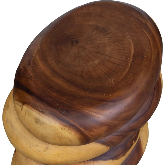 Carrillo Modern End Table by Uttermost in natural. Made from suar wood in a unique style.