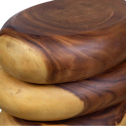 Carrillo Modern End Table by Uttermost in natural. Made from suar wood in a transitional style.