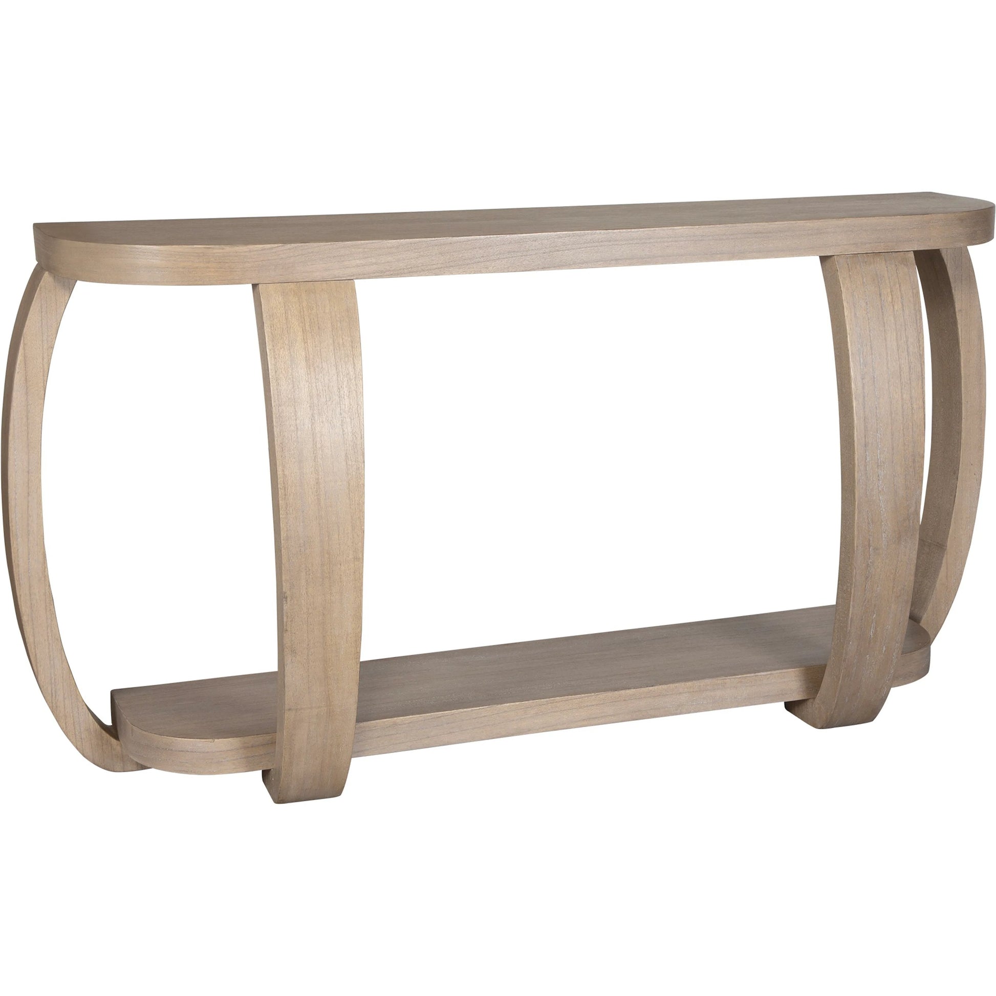 Adona Console Table by Uttermost in wood. Made from mindi wood, mdf mindi veneer in a transitional style.