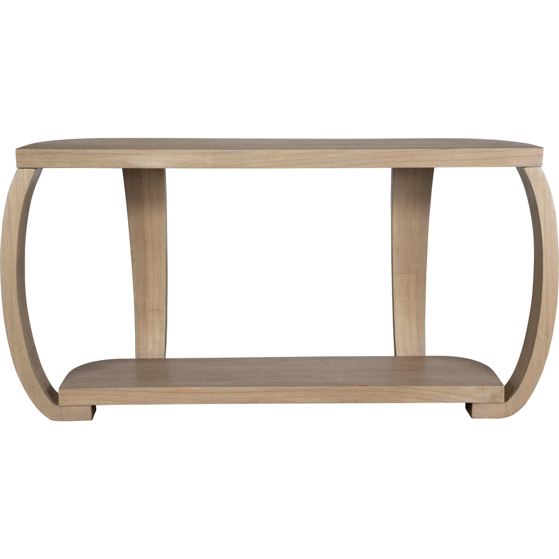 Adona Console Table by Uttermost in wood. Made from mindi wood, mdf mindi veneer in a transitional style.