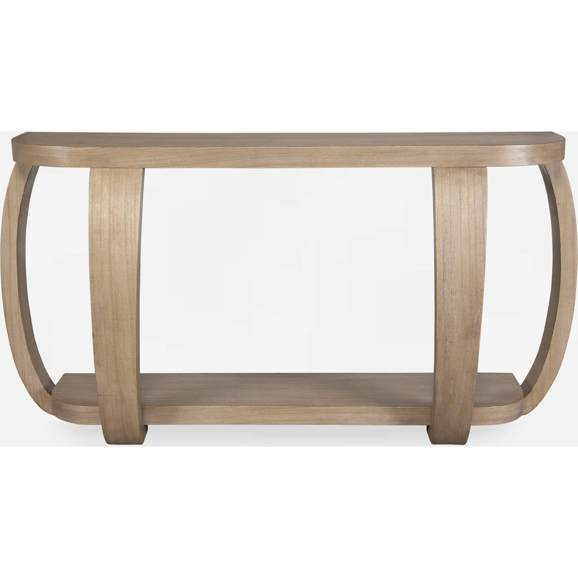 Adona Console Table by Uttermost in wood. Made from mindi wood, mdf mindi veneer in a transitional style.