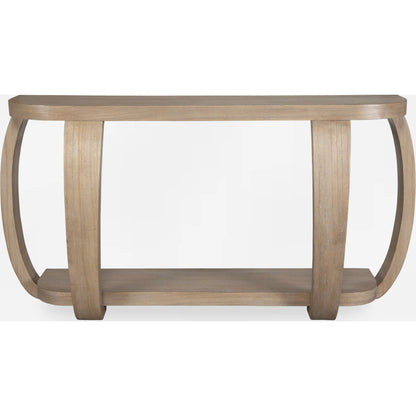 Adona Console Table by Uttermost in wood. Made from mindi wood, mdf mindi veneer in a transitional style.