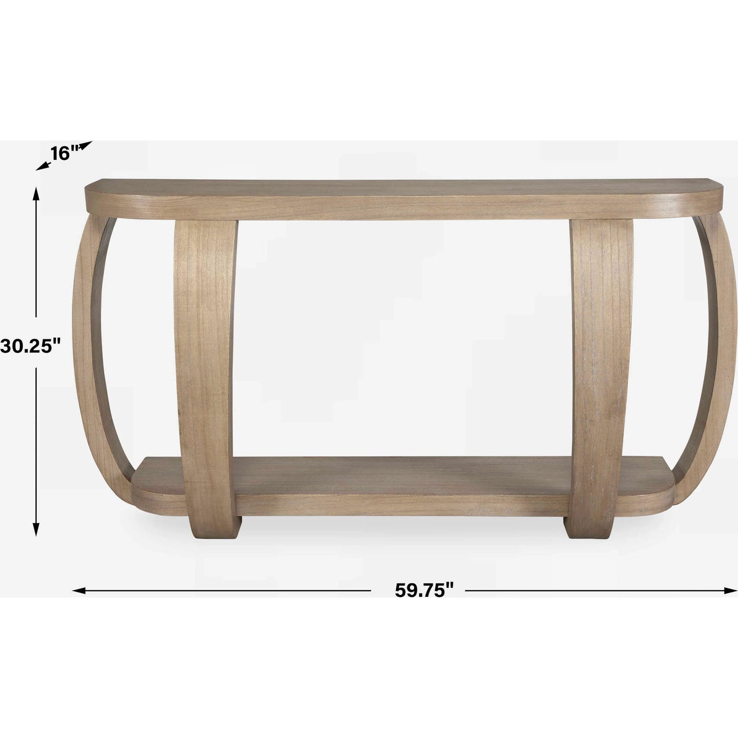 004 SI-2295358 | Additional Silo | Adona Console Table by Uttermost in wood. Made from mindi wood, mdf mindi veneer in a transitional style.