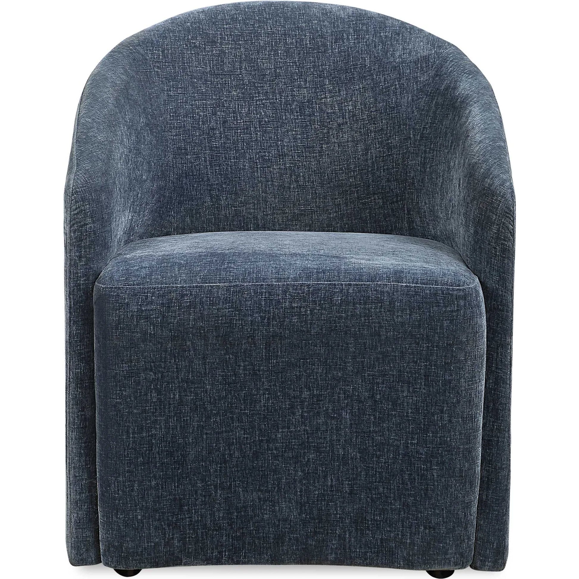 Harbor Dining Chair by Uttermost in blue. Made from solid wood, plywood, foam, fabric in a eclectic & global style.