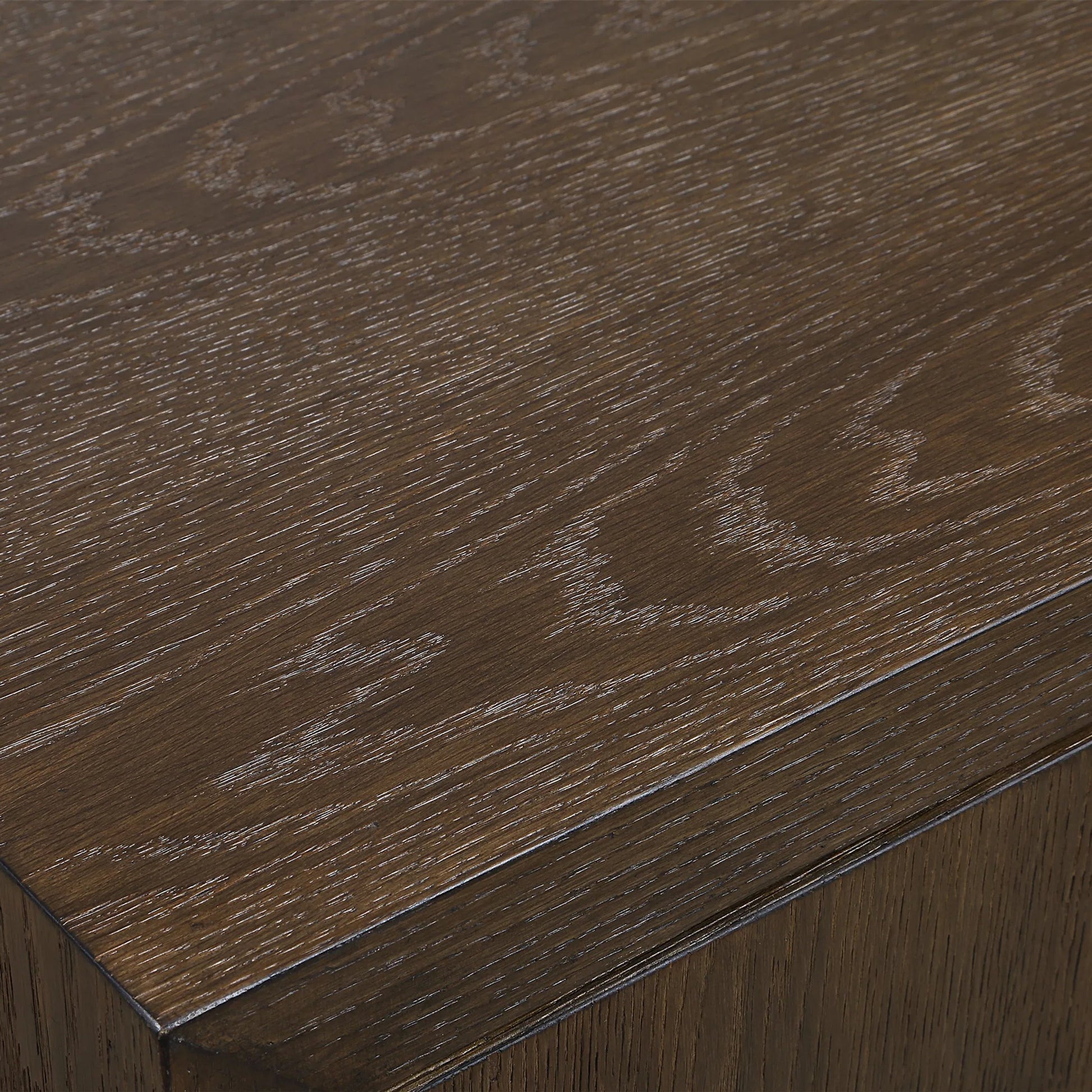 Mayenne 2-Door Cabinet by Uttermost in brass. Made from fir, iron, red oak, mdf in a traditional style.