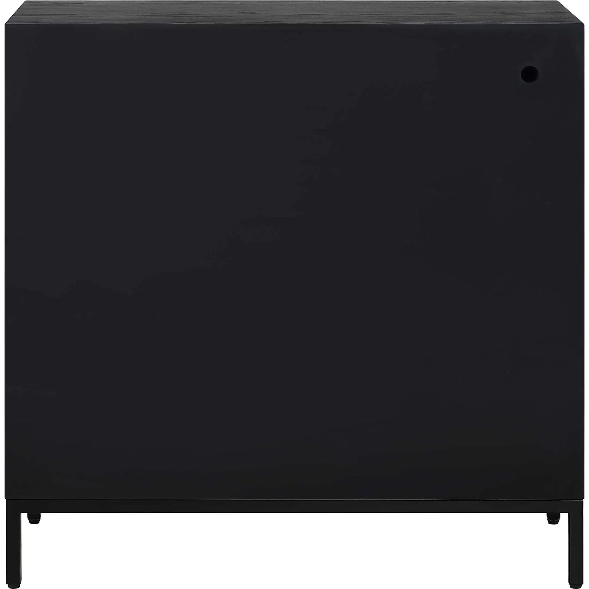 Beswick 2-Door Cabinet by Uttermost in black. Made from iron, mdf, fraxinus mandshurica, red oak bark, fir in a unique style.