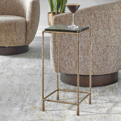 Ovard Accent Table by Uttermost in gold. Made from unique in a modern style.