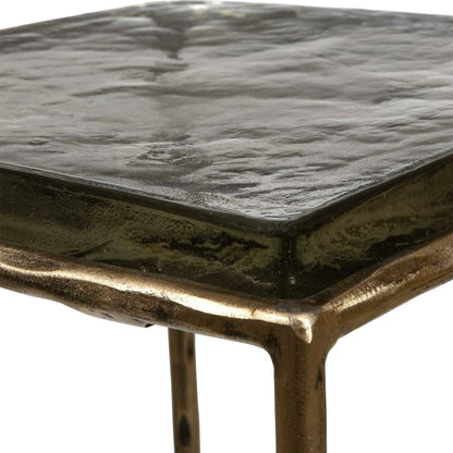 Ovard Accent Table by Uttermost in gold. Made from unique in a modern style.