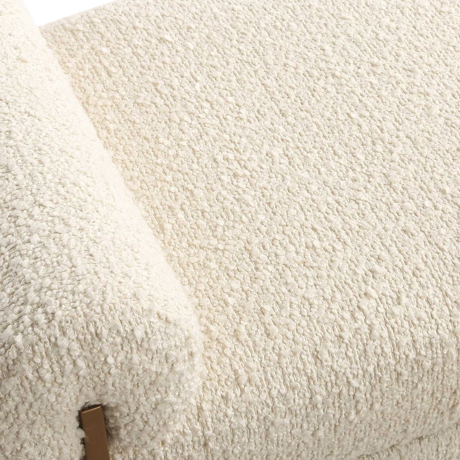 Bolster Pearl Bench by Uttermost in brass. Made from stainless steel, plywood, fabric, foam in a unique style.