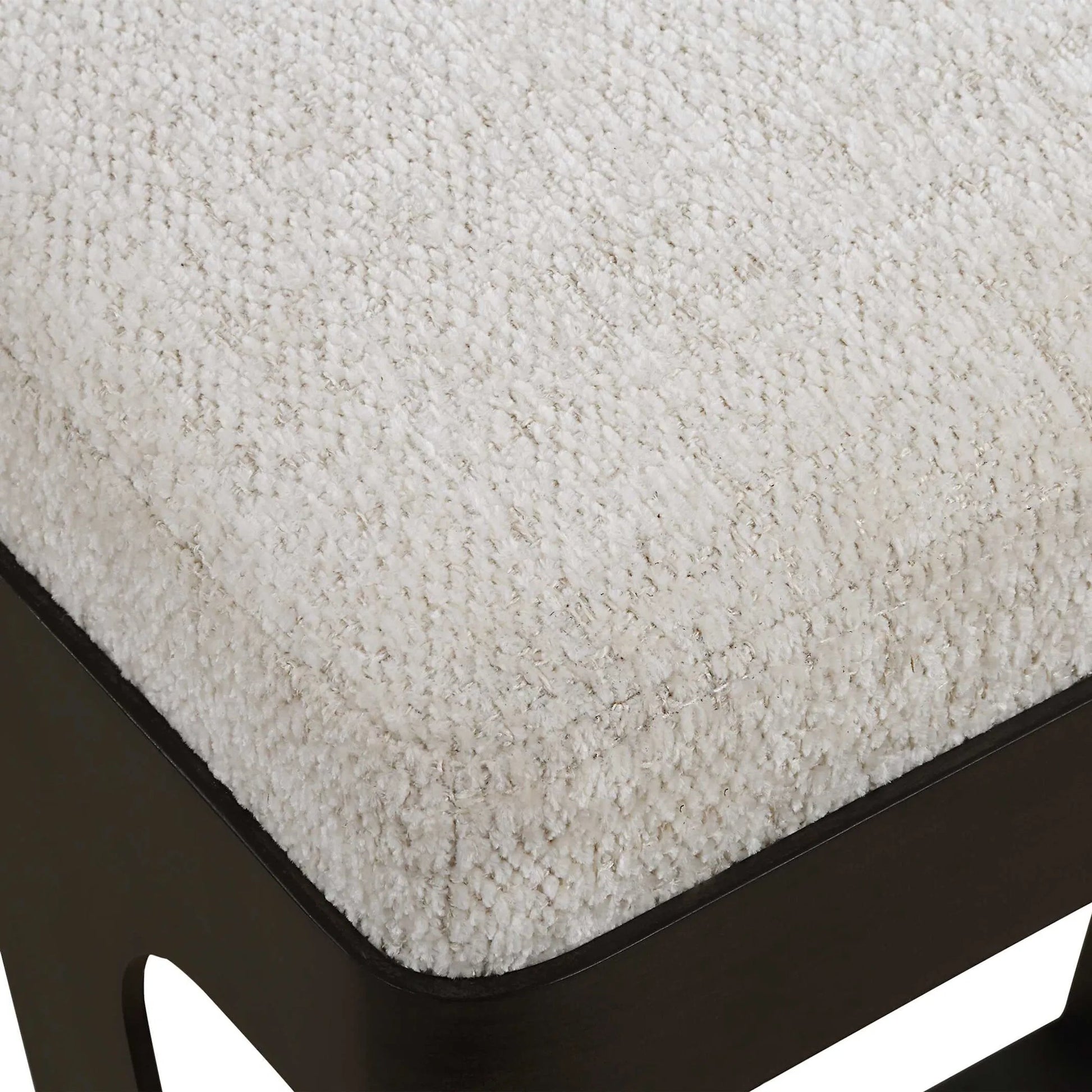 Hover Counter Stool by Uttermost in iron. Made from metal, mdf, foam, fabric in a unique style.