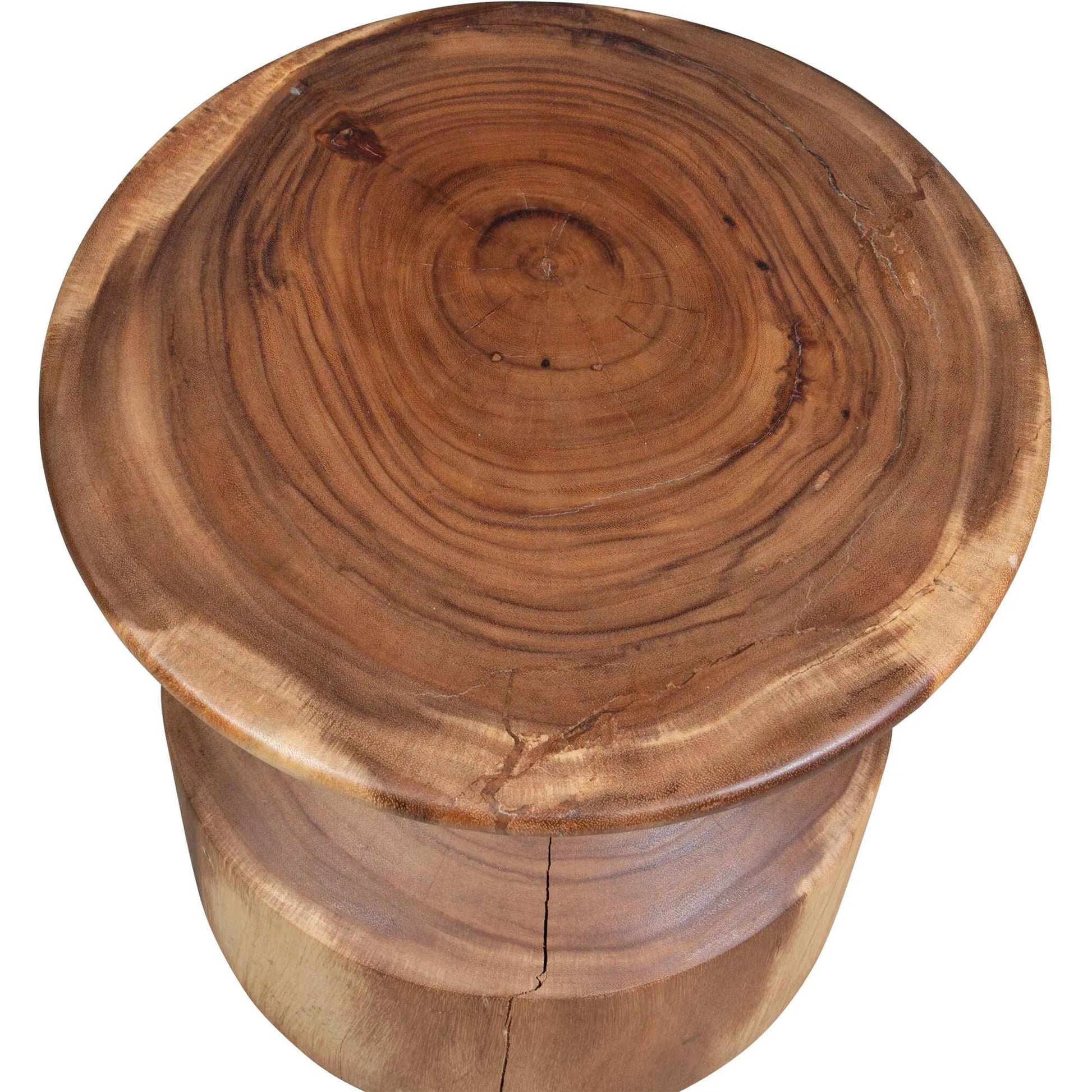 Lynx Hourglass Accent Table by Uttermost in natural. Made from suar wood in a traditional style.