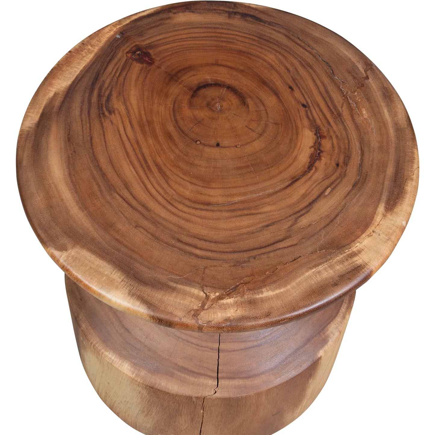 004 SI-2355269 | Lifestyle | Lynx Hourglass Accent Table by Uttermost in natural. Made from suar wood in a traditional style.