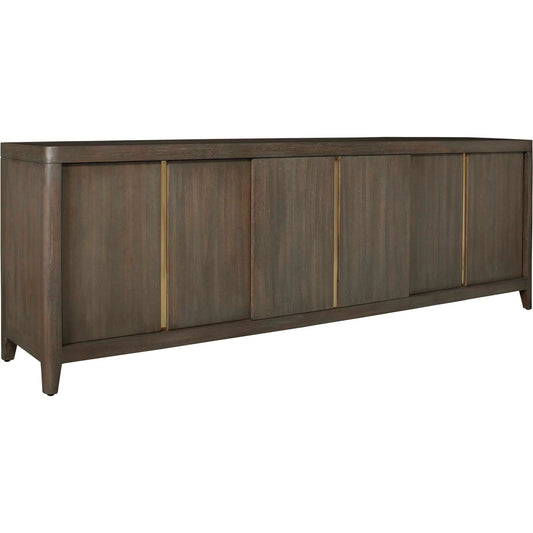 Botero Console Cabinet by Uttermost in walnut. Made from mdf veneer mindi, mindi wood in a unique style.