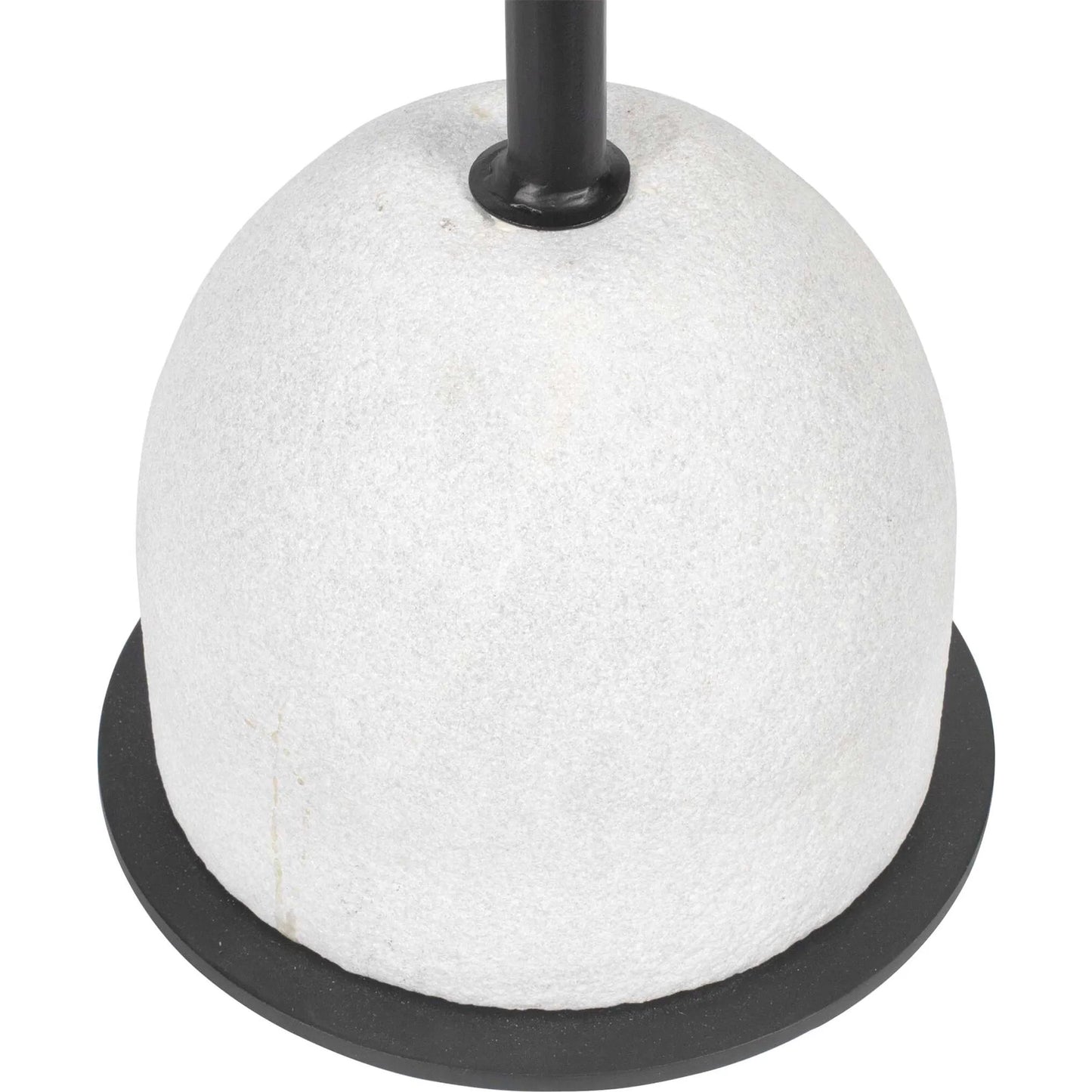 009 SI-2453124 | Closeup | Morro Side Table by Uttermost in black. Made from marble, iron in a transitional style.