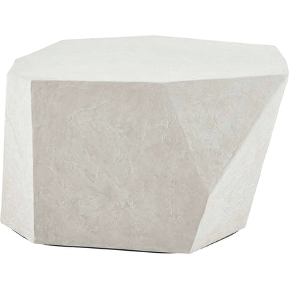 Parra  Outdoor Coffee Table by Uttermost. Made from glass fiber reinforced concrete in a modern style.
