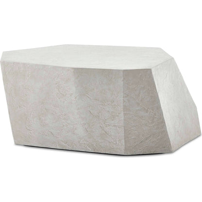 Parra  Outdoor Coffee Table by Uttermost. Made from glass fiber reinforced concrete in a modern style.