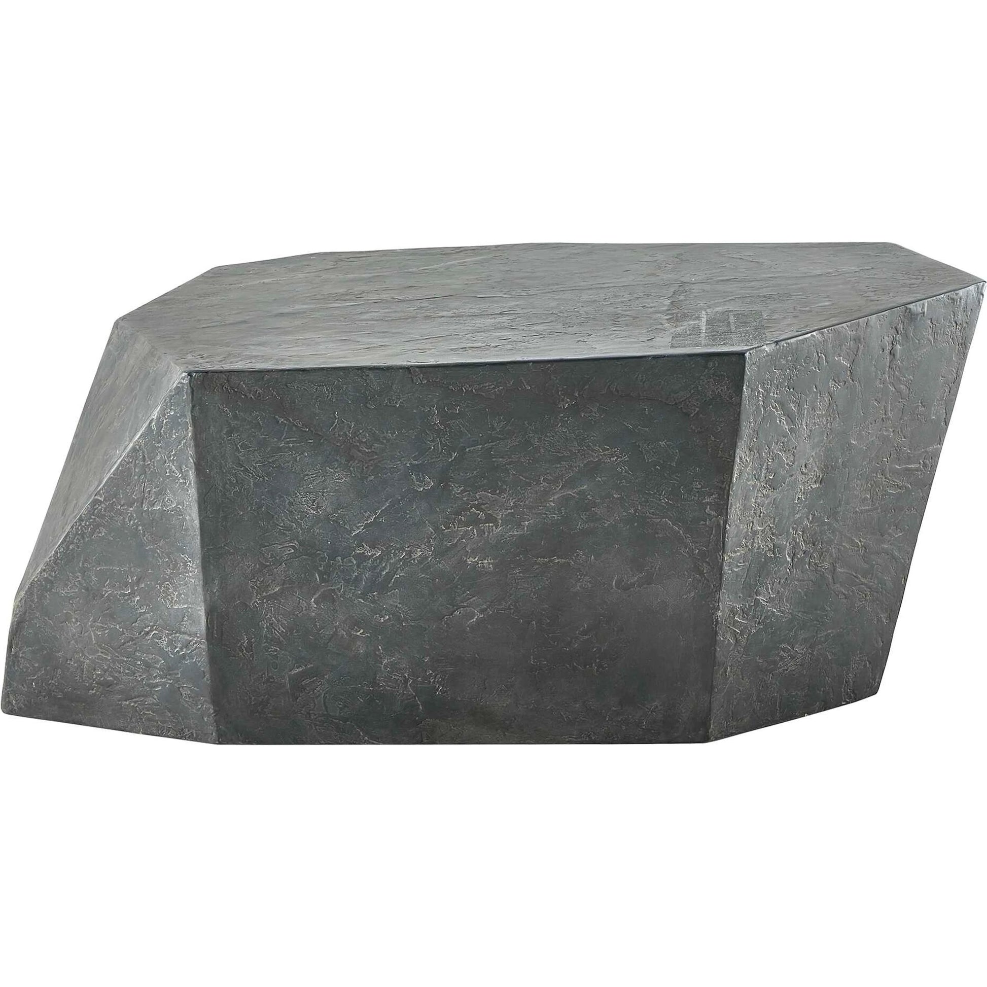 Parra  Outdoor Coffee Table by Uttermost. Made from glass fiber reinforced concrete in a modern style.