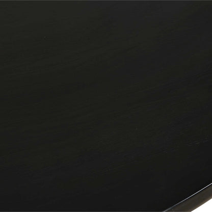 Hersch Round Dining Table by Uttermost in black. Made from oak wood, plywood in a modern style.