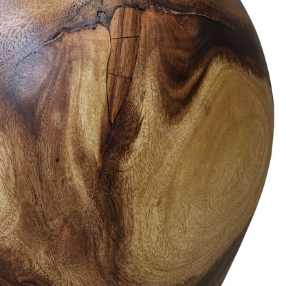 Lomas Solid Accent Stool by Uttermost in natural. Made from suar wood in a cottage & farmhouse style.