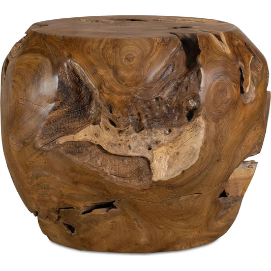 Sola Outdoor Side Table by Uttermost in teak. Made from teak wood in a unique style.