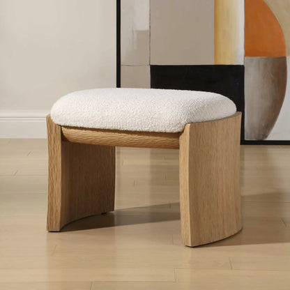 Port Bench by Uttermost. Made from rubber wood, plywood, fabric, foam in a transitional style.