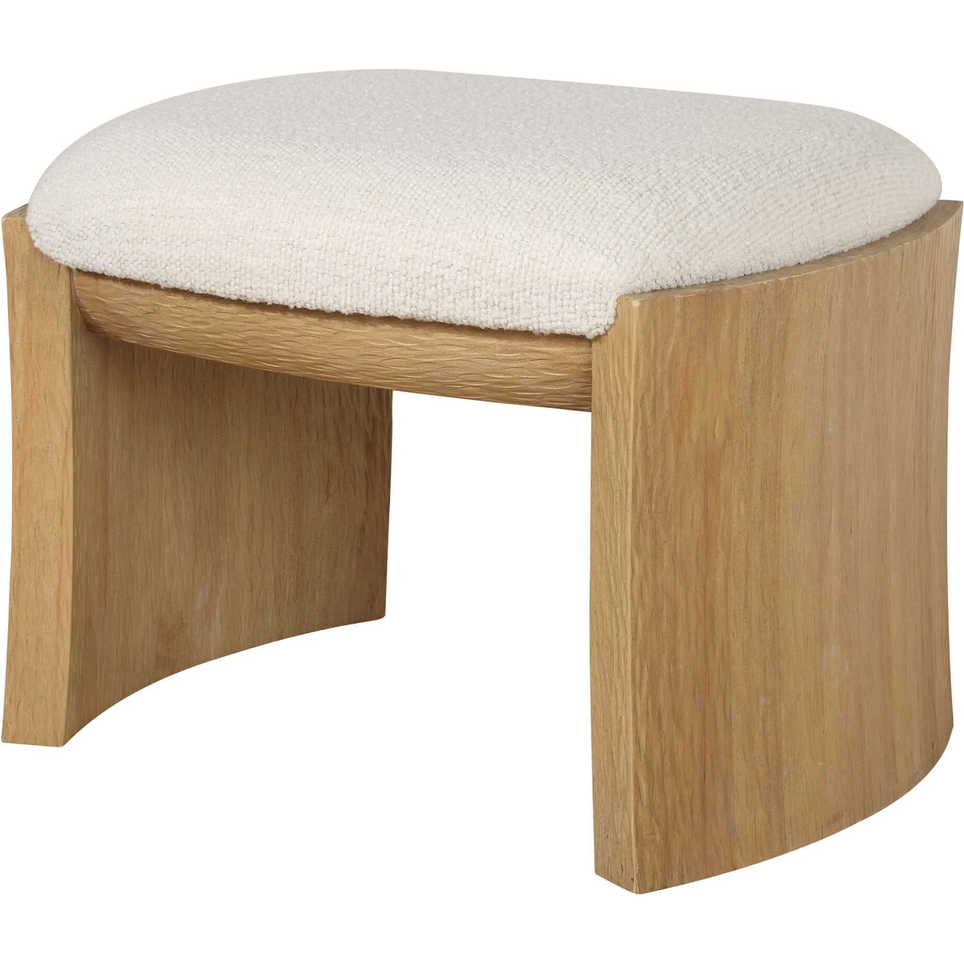 Port Bench by Uttermost. Made from rubber wood, plywood, fabric, foam in a transitional style.