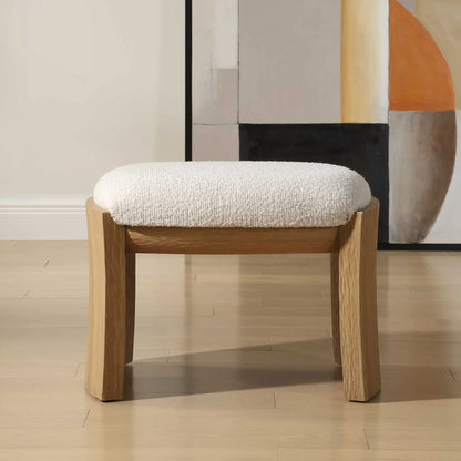 Port Bench by Uttermost. Made from rubber wood, plywood, fabric, foam in a transitional style.