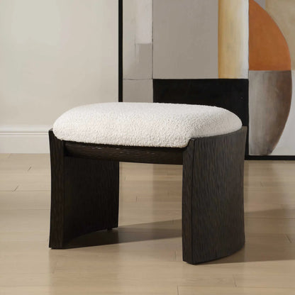 Port Bench by Uttermost. Made from rubber wood, plywood, fabric, foam in a transitional style.