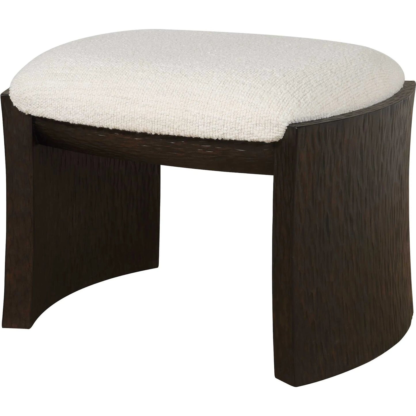 002 SI-2386658 | Primary Silo | Port Bench by Uttermost. Made from rubber wood, plywood, fabric, foam in a transitional style.