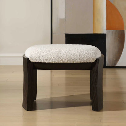 Port Bench by Uttermost. Made from rubber wood, plywood, fabric, foam in a transitional style.