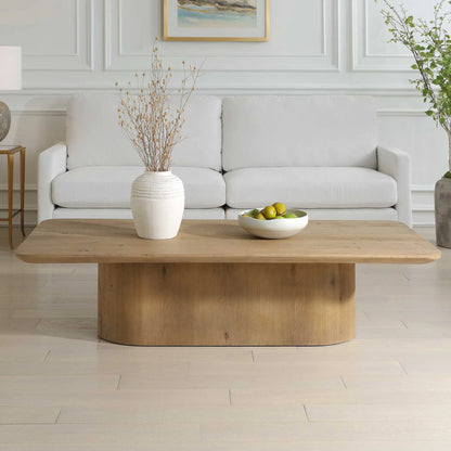 Camerlin Coffee Table by Uttermost in oak. Made from reclaimed oak, plywood in a unique style.